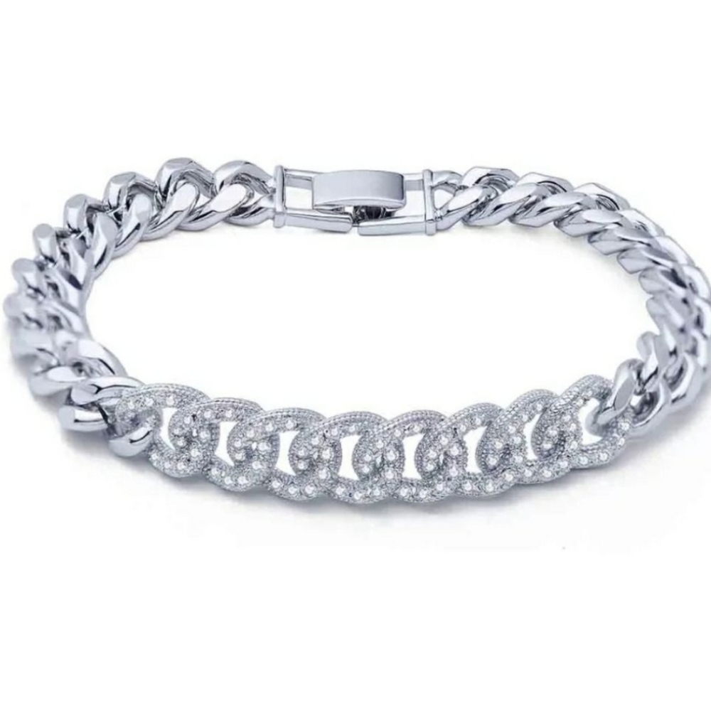 Infinity Symbol Silver Bracelet
